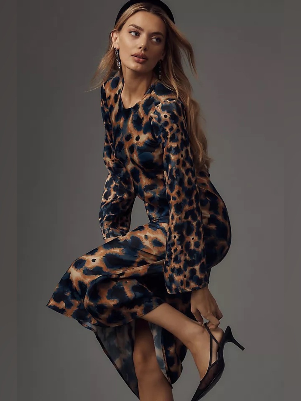Anthropologie x Conditions Apply Printed Slip Dress